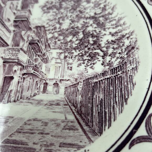 Vintage Scenes of Old New Orleans by Crown Ducal Pirates Alley Collectable Plate - Picture 6 of 10